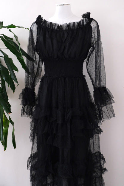 Lolita Black Organza Dress