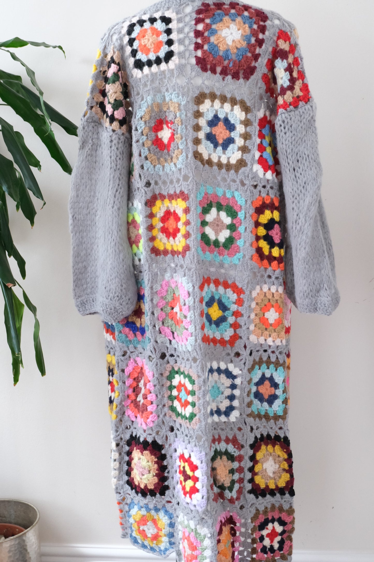 Handmade Crochet Rainbow Cardigan