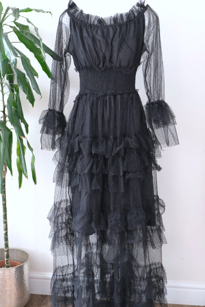 Lolita Black Organza Dress