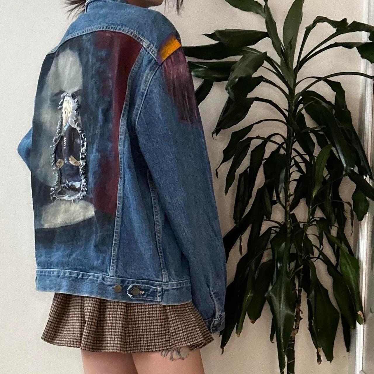 Retro Rebel Teddy Denim Jacket by Georges Marciano for Guess - OneCatBoutique