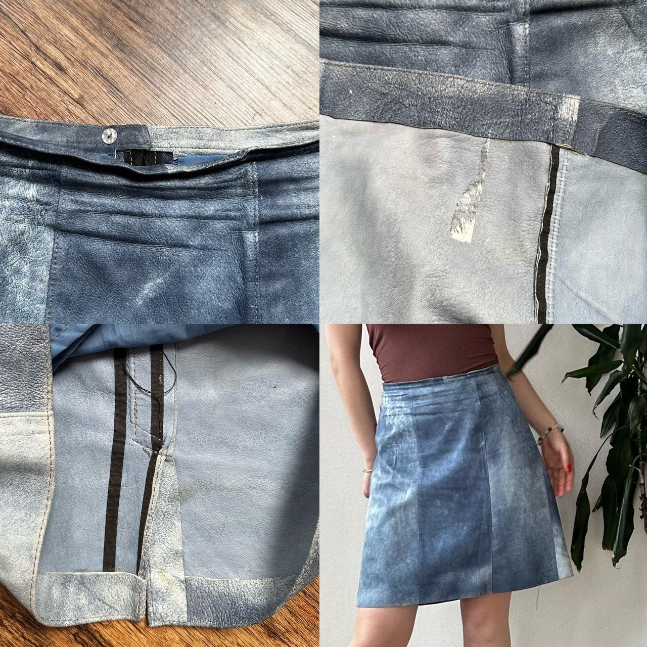 Faux leather mini skirt 90s hotsell