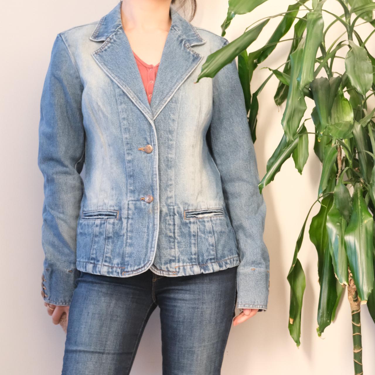 Vintage Blumarine denim blazer jacket - OneCatBoutique