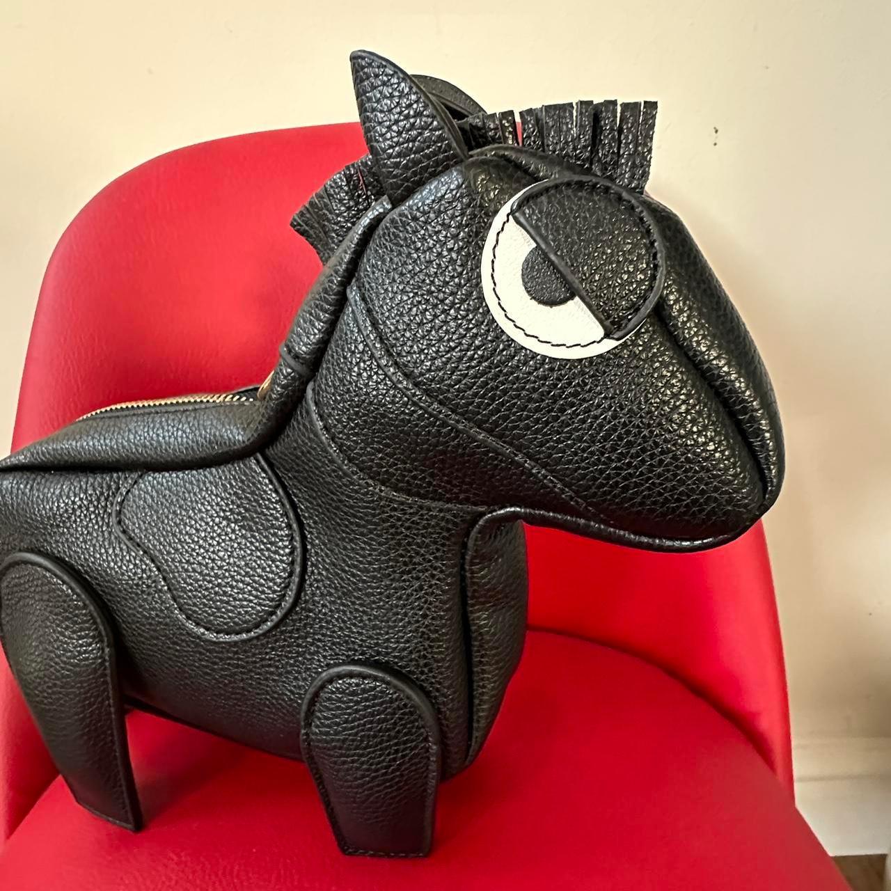 Whimsical Steed Curiosity Bag - Black - OneCatBoutique